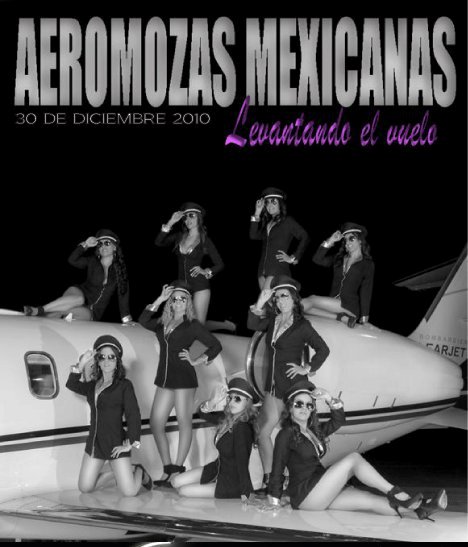 Aeromozas Mexicanas. Calendario 2011:: Edicin Especial Playboy